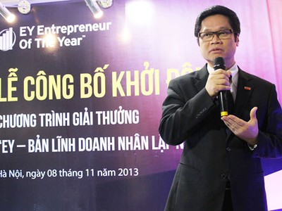 EY khởi động Giải thưởng “EY - Bản lĩnh doanh nhân lập nghiệp 2014”